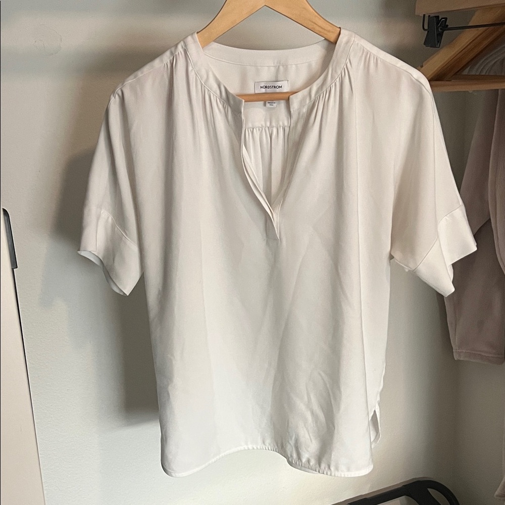 Nordstrom White Blouse